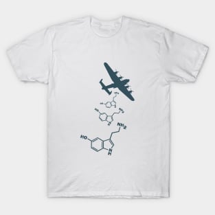 Serotonin Molecule Bomber T-Shirt